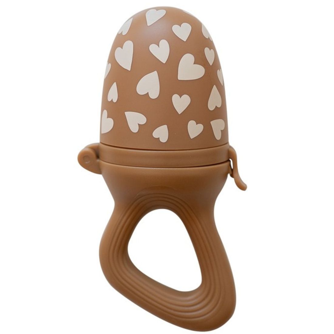 Sucette grignoteuse et 4 embouts Fall In Love camel (Zakuw) - Image 1