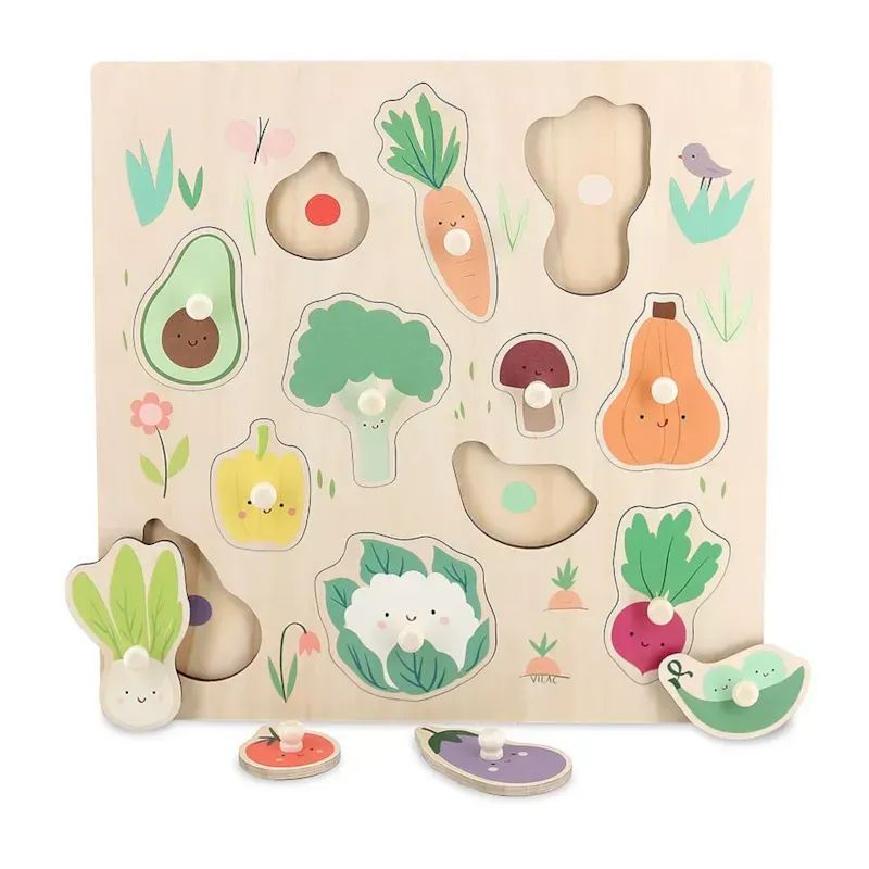 Encastrement en bois légumes du jardin (Vilac) - Couverture