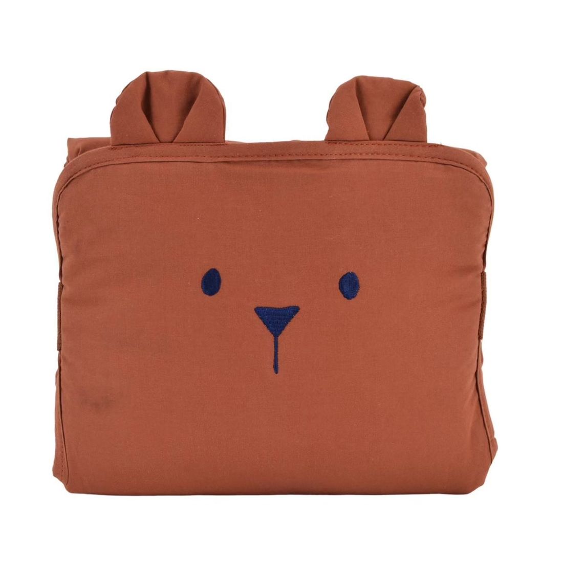Tapis À Langer De Voyage Coton Bio Ourson Tonka (Little Crevette) - Couverture