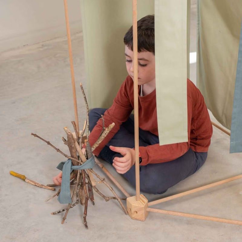 Jeu de construction géant en bois et ti (Trigonos) - Image 2