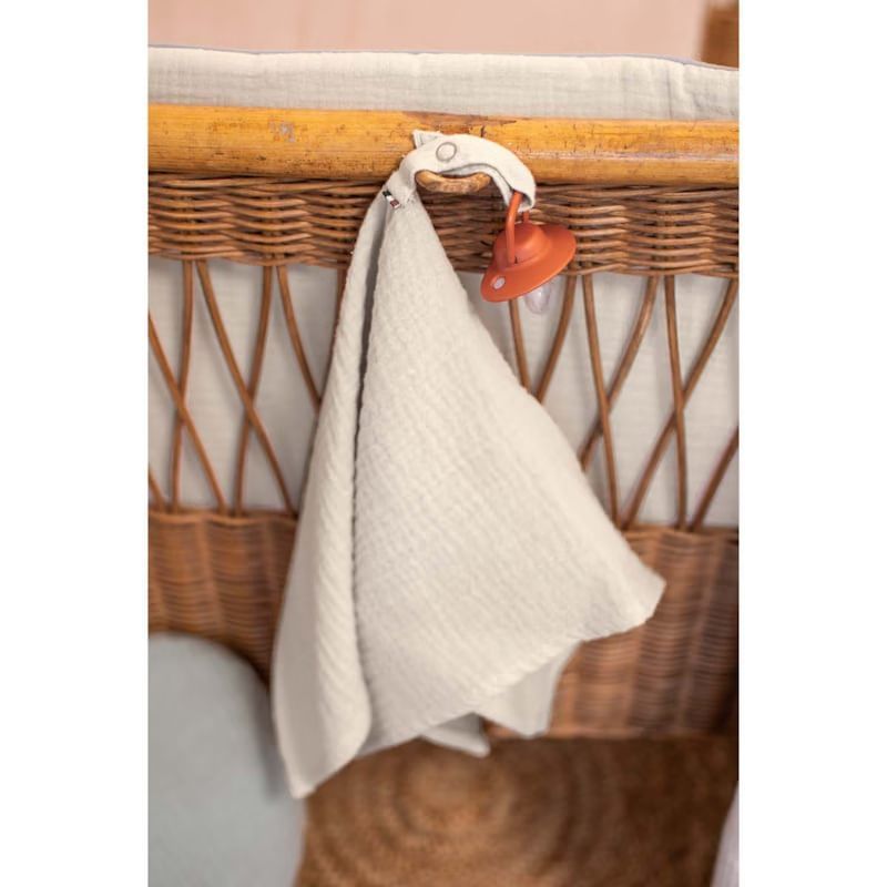 Doudou attache tétine gaze coton (Sevira Kids) - Image 4