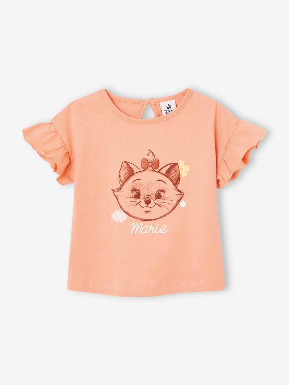 Ensemble bébé T-shirt + legging Disney Marie Les Aristochats abricot (Disney Animals) - Image 1