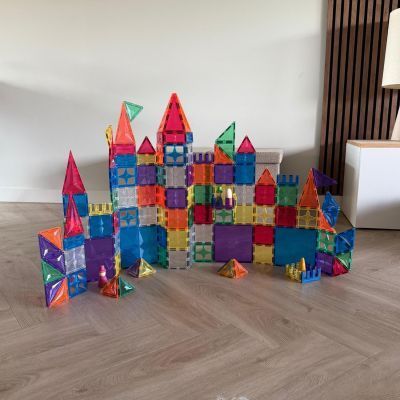 Kit de construction magnétique Inventive Pack Intense (110 pièces + 15 gratuites) (Cleverclixx) - Image 2