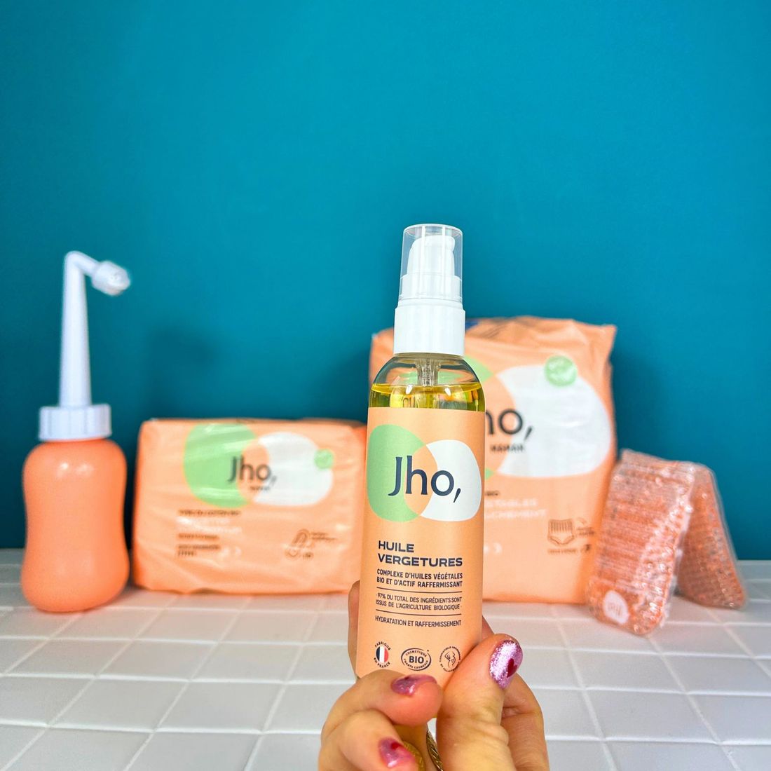 Huile vergetures - 100ml (Jho) - Image 3