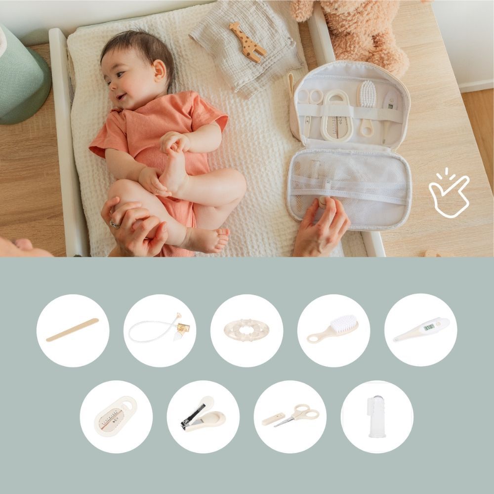 Trousse de soin sable (9 pièces) (Babymoov) - Image 6