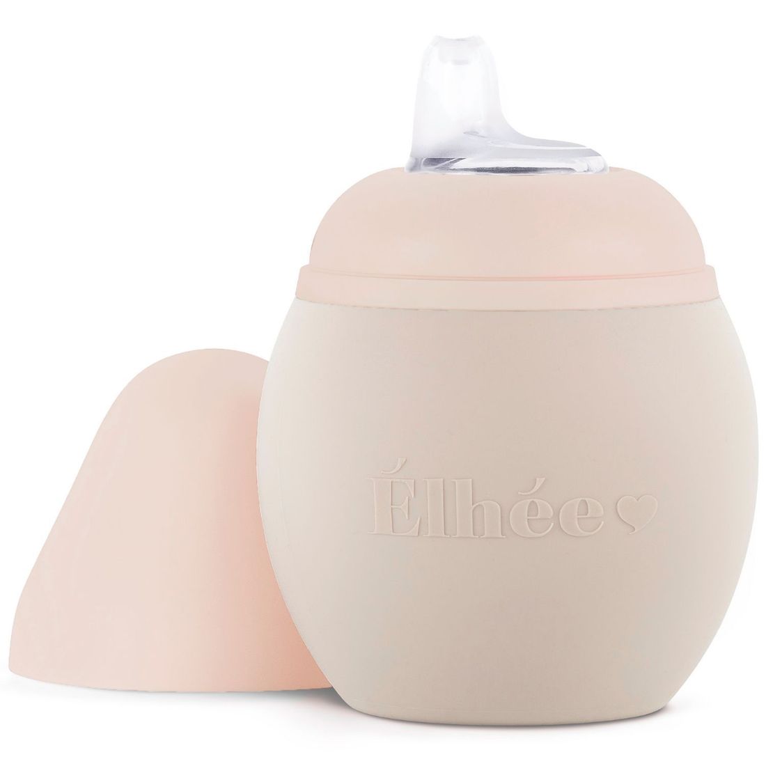 Gourde d'apprentissage Bubble Sand Nude (240 ml) (Elhée) - Couverture