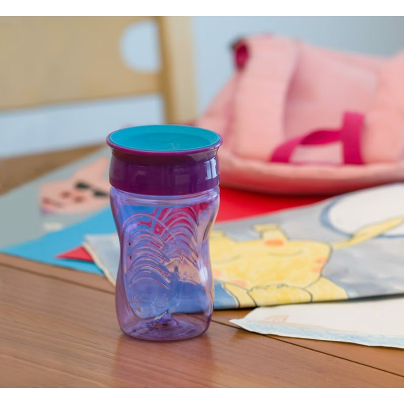 Tasse 360 ° enfant anti renversement (WOWCUP) - Couverture