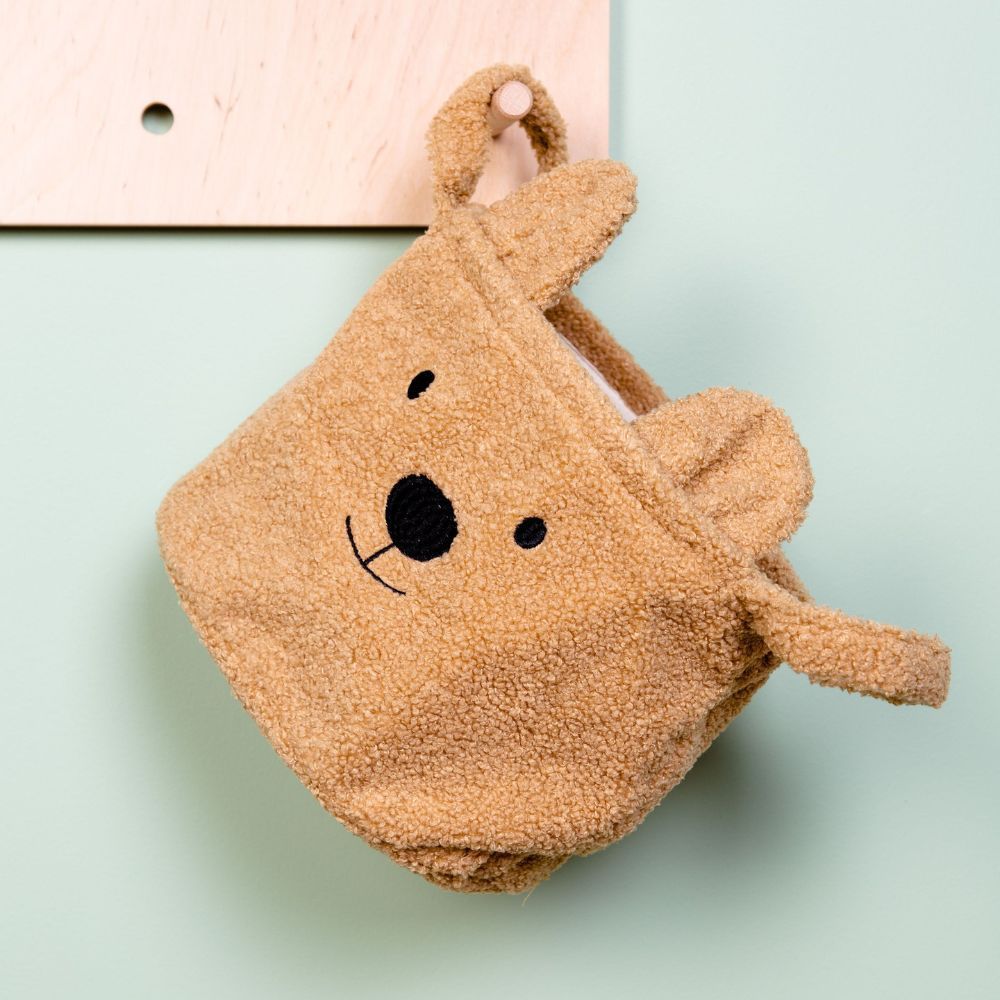Panier de toilette Teddy beige (25 x 20 cm) (Childhome) - Image 4