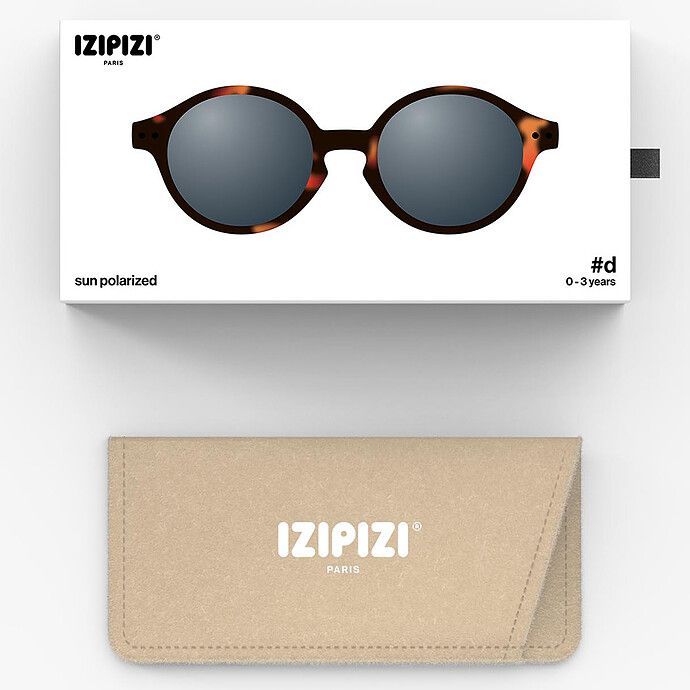 Lunettes de Soleil Baby #D 0/3 Ans - Tortoise (IZIPIZI) - Image 7