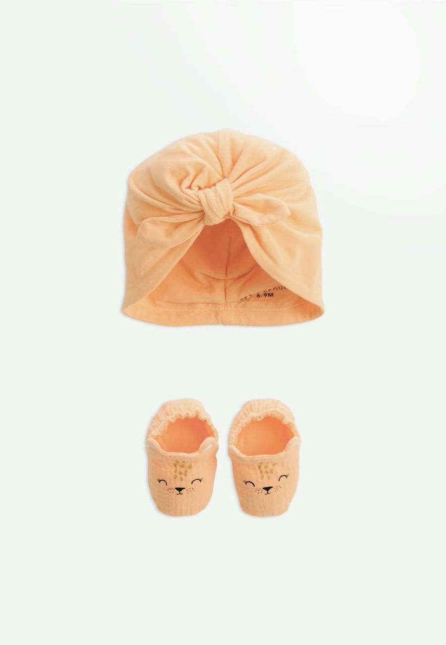 Bonnet Bébé Et Chaussons Sierra Peche (Petit Beguin) - Couverture