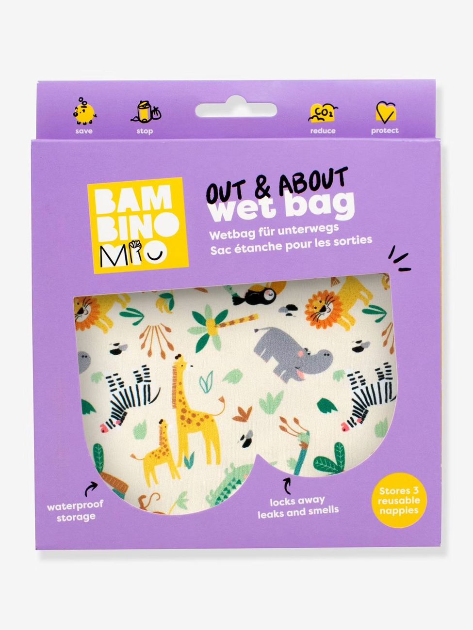 Sac étanche pour les sorties vert (Bambino Mio) - Image 2
