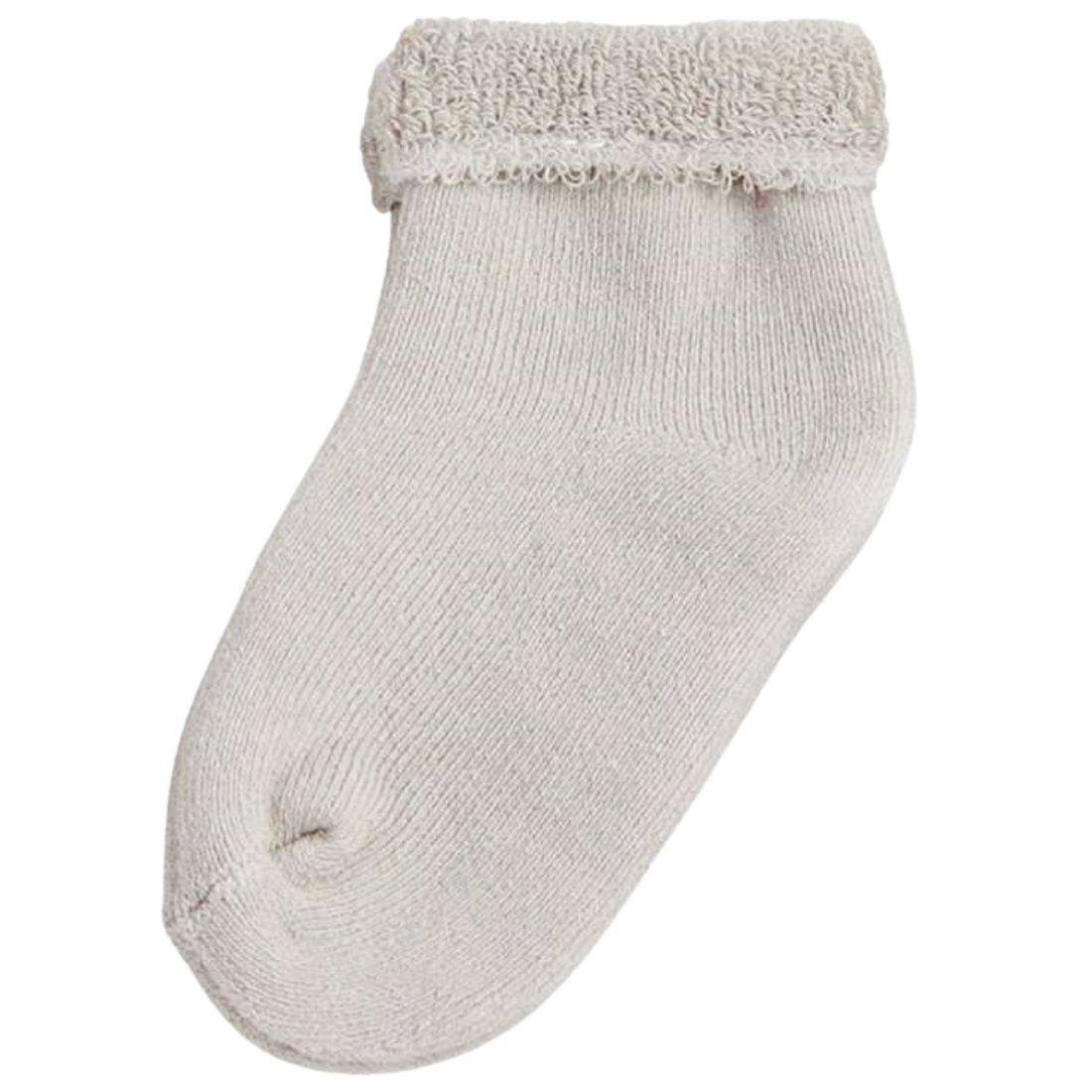 Lot de 3 paires de chaussettes beige et blanc (0-6 mois) (Trois Kilos Sept) - Image 5