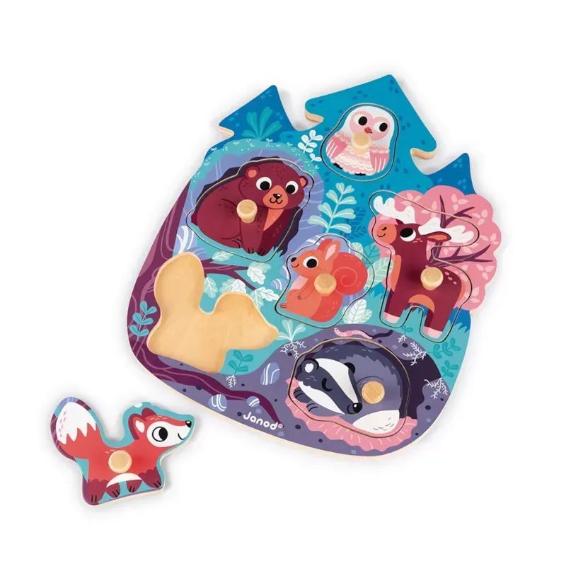 Puzzle happy forest (Janod) - Image 2