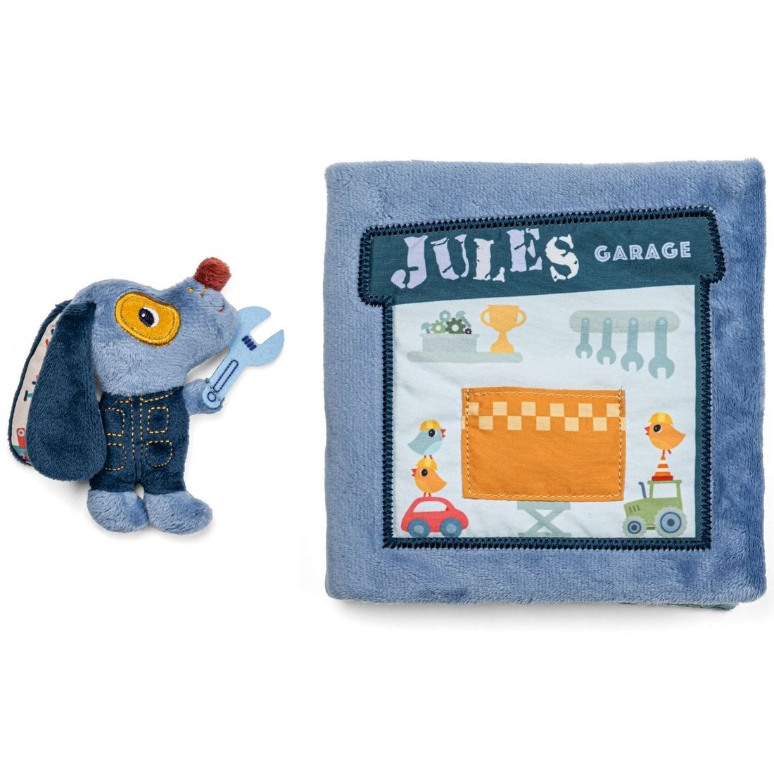 Livre d'activités le garage de Jules (Lilliputiens) - Image 1