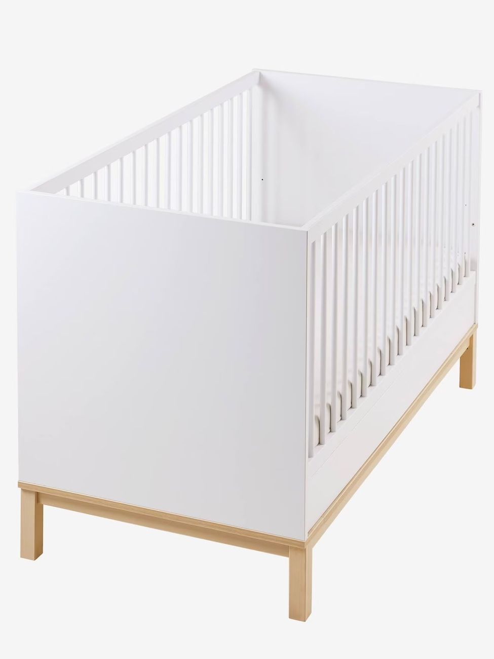 Lit Bébé évolutif 70x140cm COMETE blanc (Vertbaudet) - Image 2
