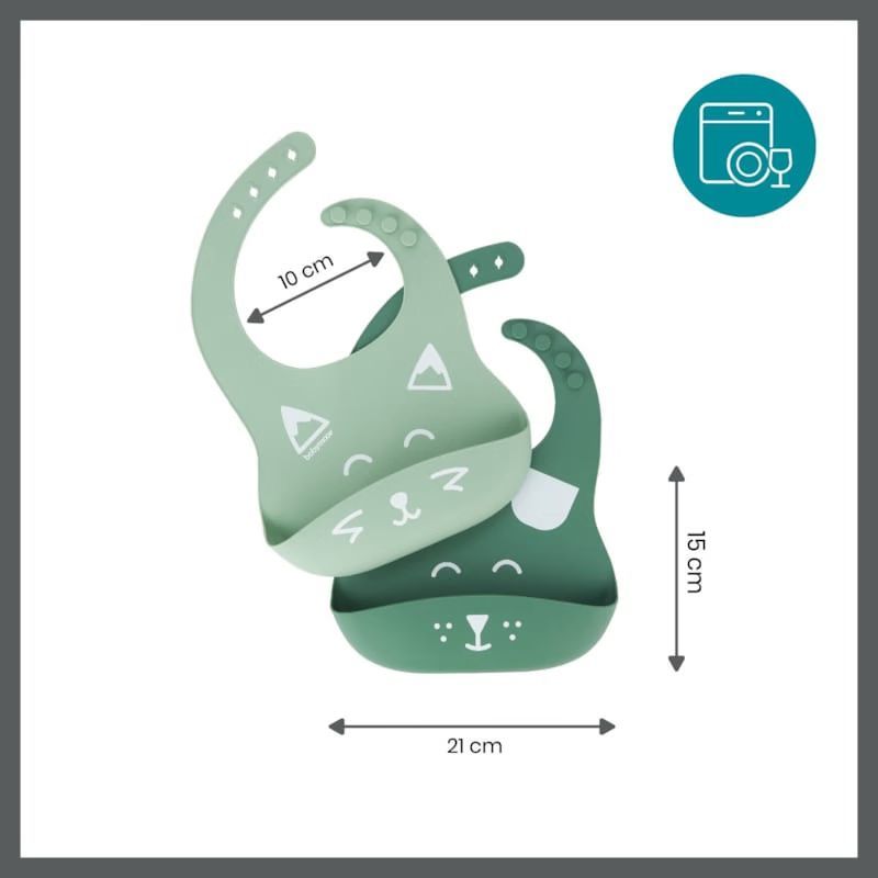 Lot de 2 bavoirs bib'isy babymoov (Babymoov) - Image 4
