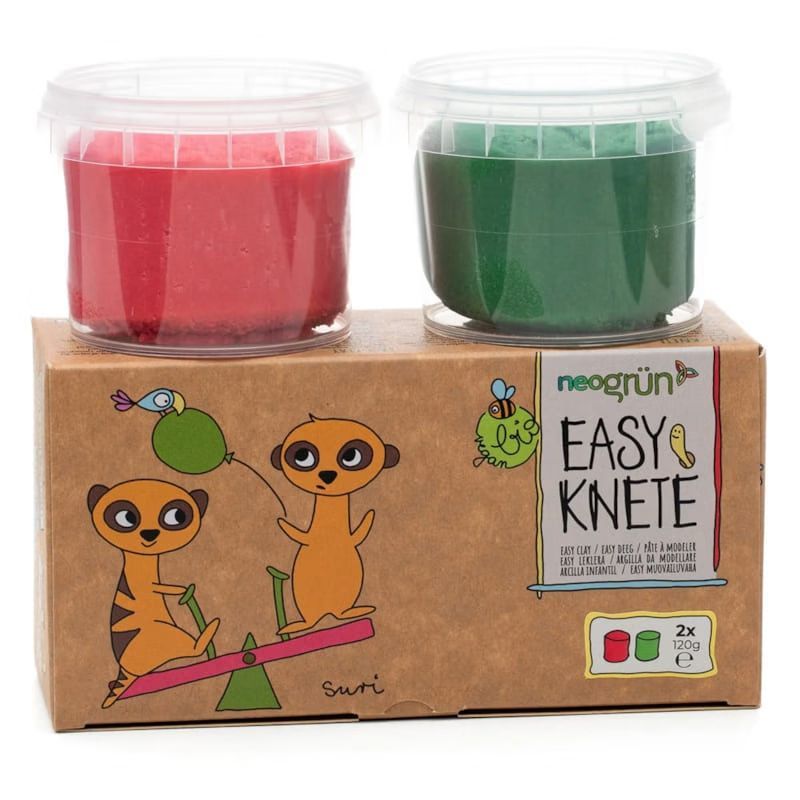 Set de pâte à modeler rouge et vert (Neogrün) - Couverture