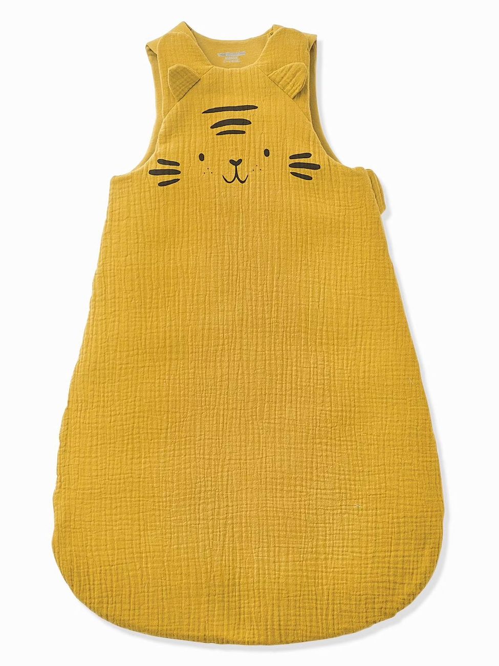 Gigoteuse en gaze de coton bio* BABY TIGRE caramel (Vertbaudet) - Image 3