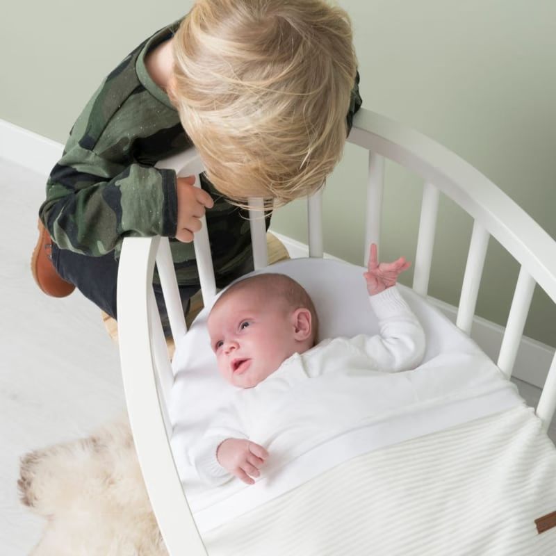 Couverture en teddy sense blanche (70 x 95 cm) (Baby's Only) - Image 4