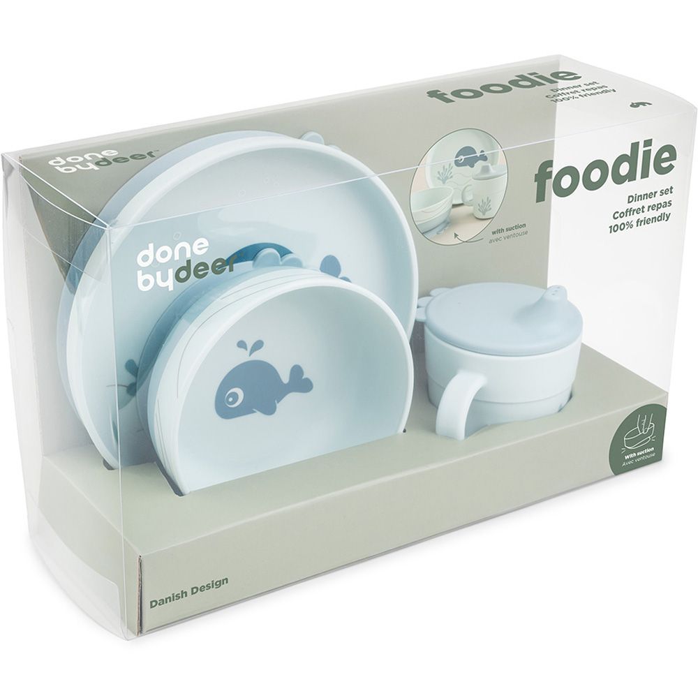 Coffret repas Foodie Wally Bleu (3 pièces) (Done by deer) - Image 8