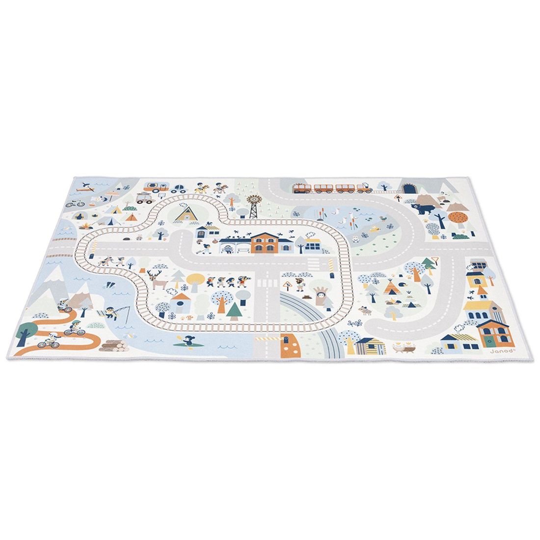Tapis de jeu Cross Roads La Vallée Blanche (120 x 78 cm) (Janod) - Image 6