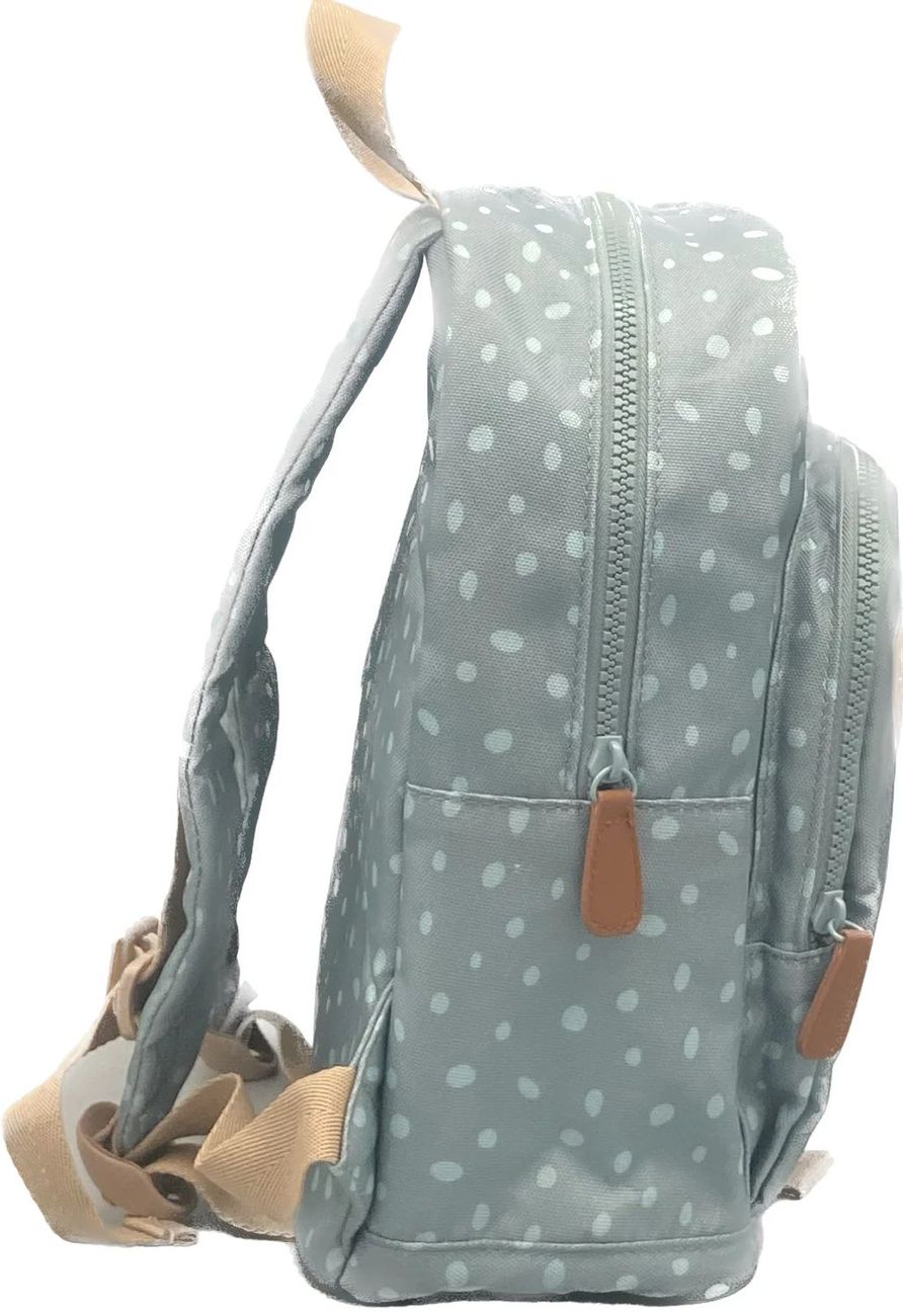 Sac à dos tigre aquarelle bleu – Sac enfant crèche et maternelle - Waldy & Co (Les Aquarelles de Marlène) - Image 1