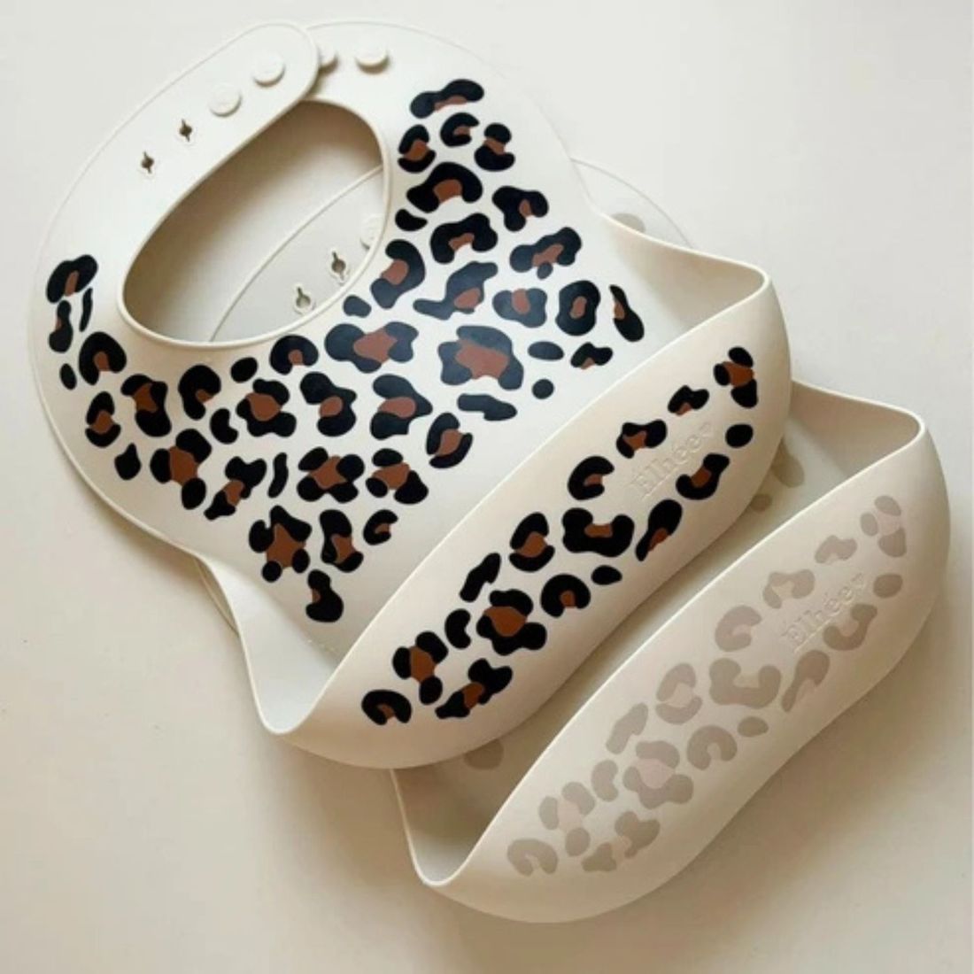 Bavoir silicone avec récupérateur Graouu (Elhée) - Image 2