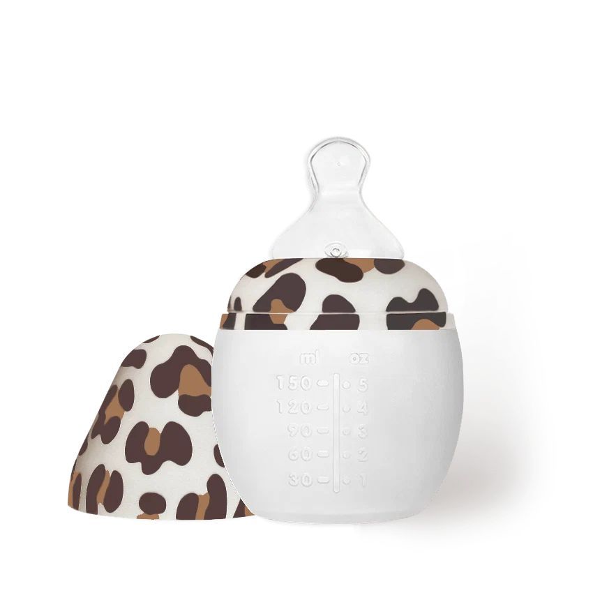 Biberon anti-colique léopard 150 ml Graouu 0m+ (Elhée) - Image 1