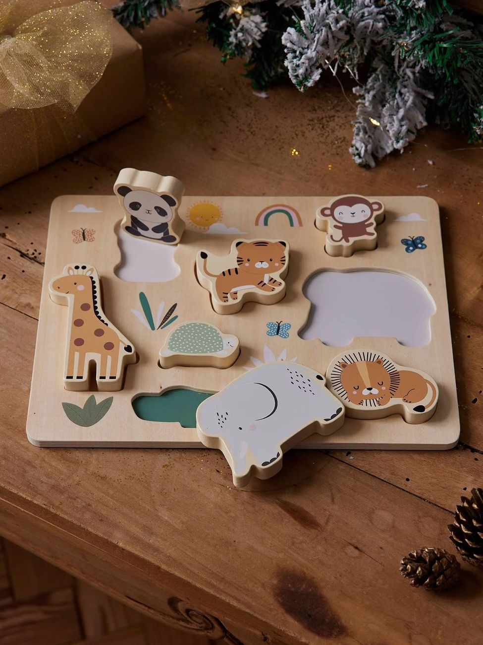 Puzzle chunky TANZANIE en bois FSC® bois (Vertbaudet) - Couverture