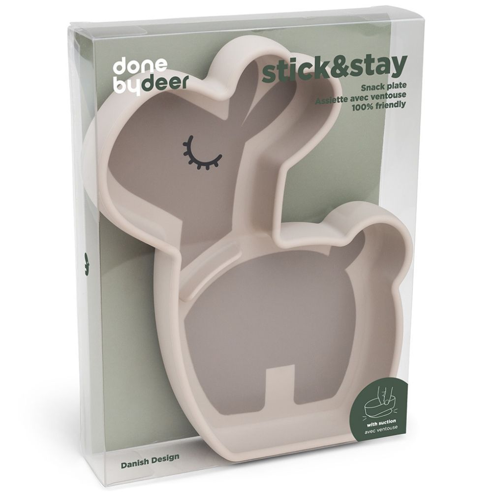 Assiette en silicone avec ventouse Lalee Sable (Done by deer) - Image 10