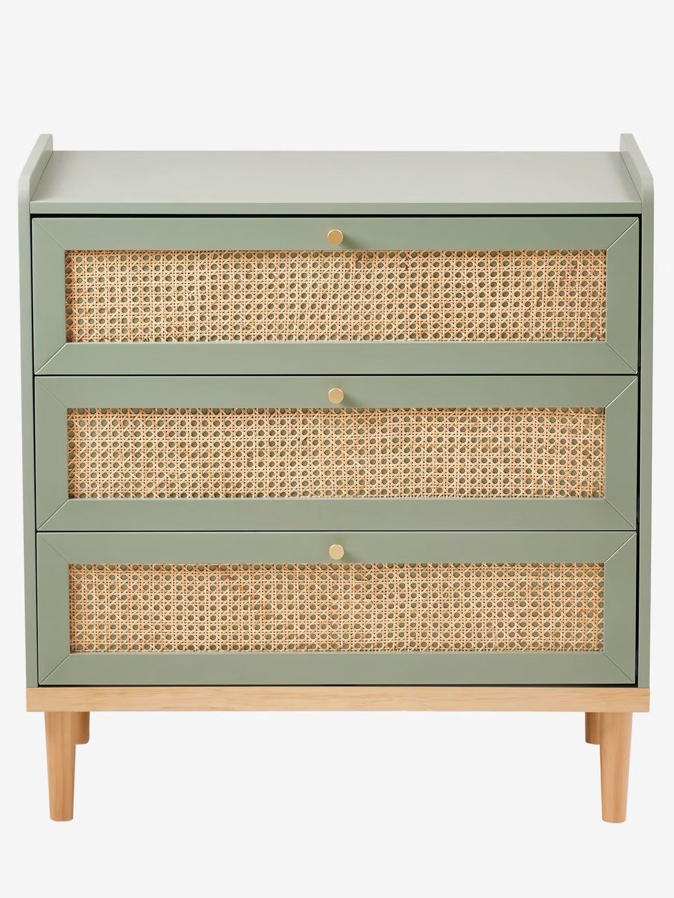 Commode en cannage POÉSIE vert (Vertbaudet) - Image 3