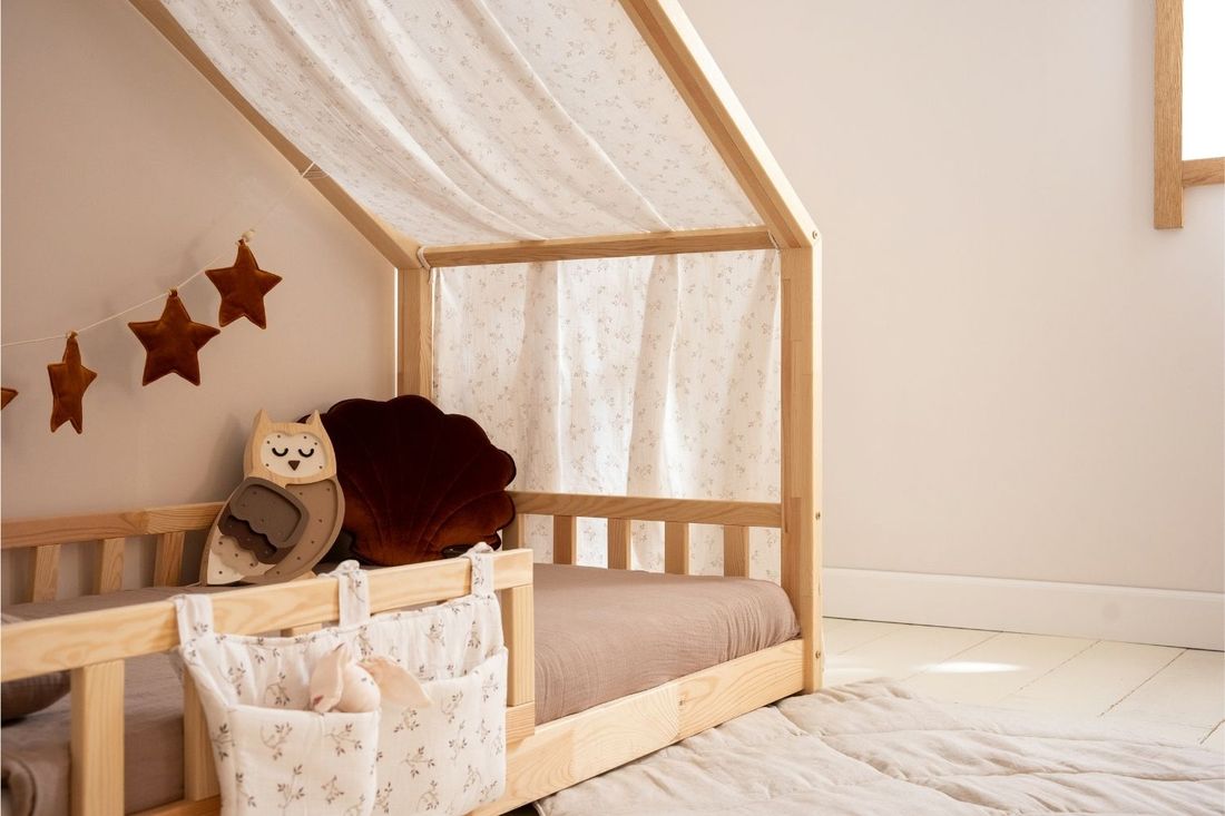 - Pochette de Rangement - Fleurs de Coton - Blanc (Mon Lit Cabane) - Image 3