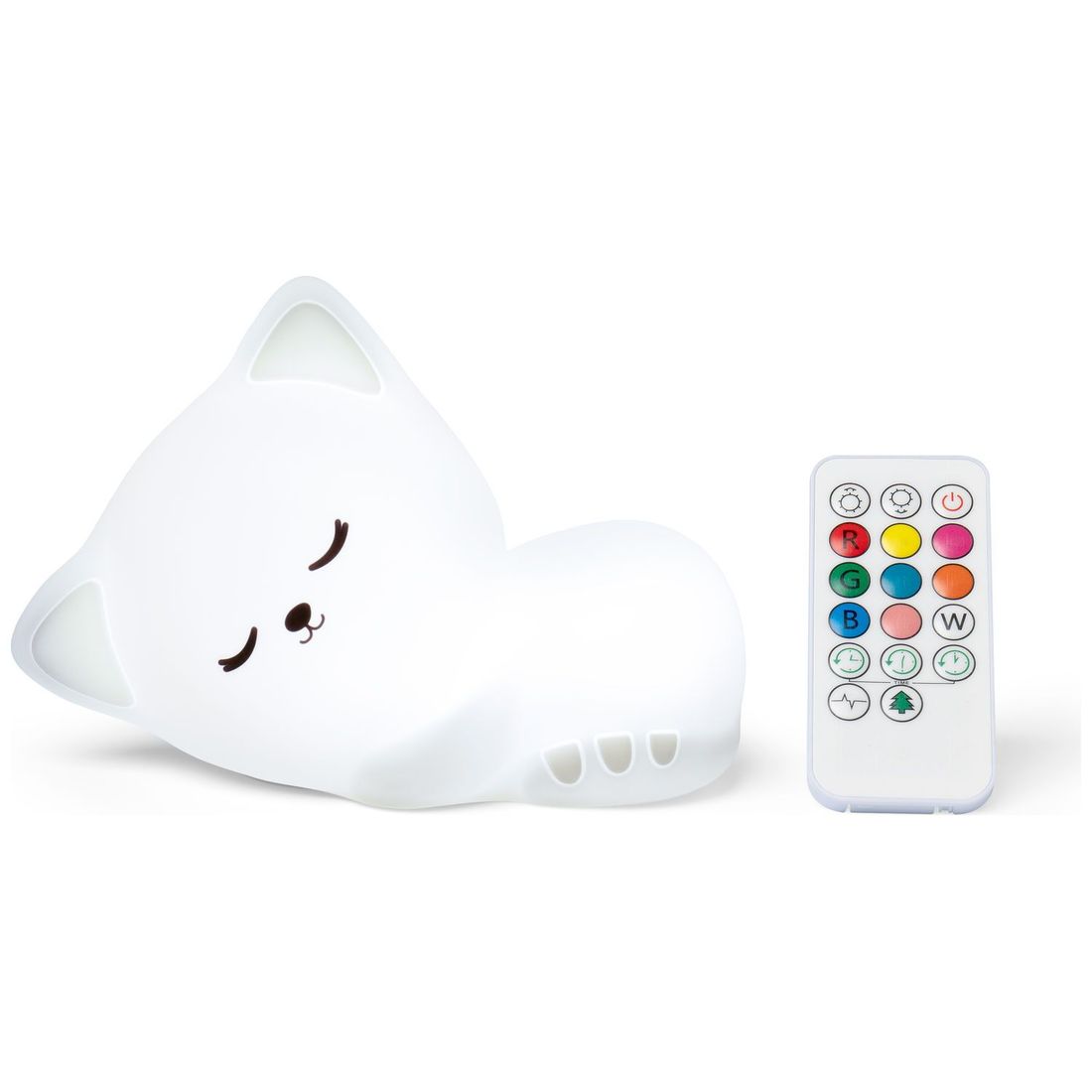 Veilleuse tactile en silicone Chat Stella avec télécommande (Little L) - Image 4