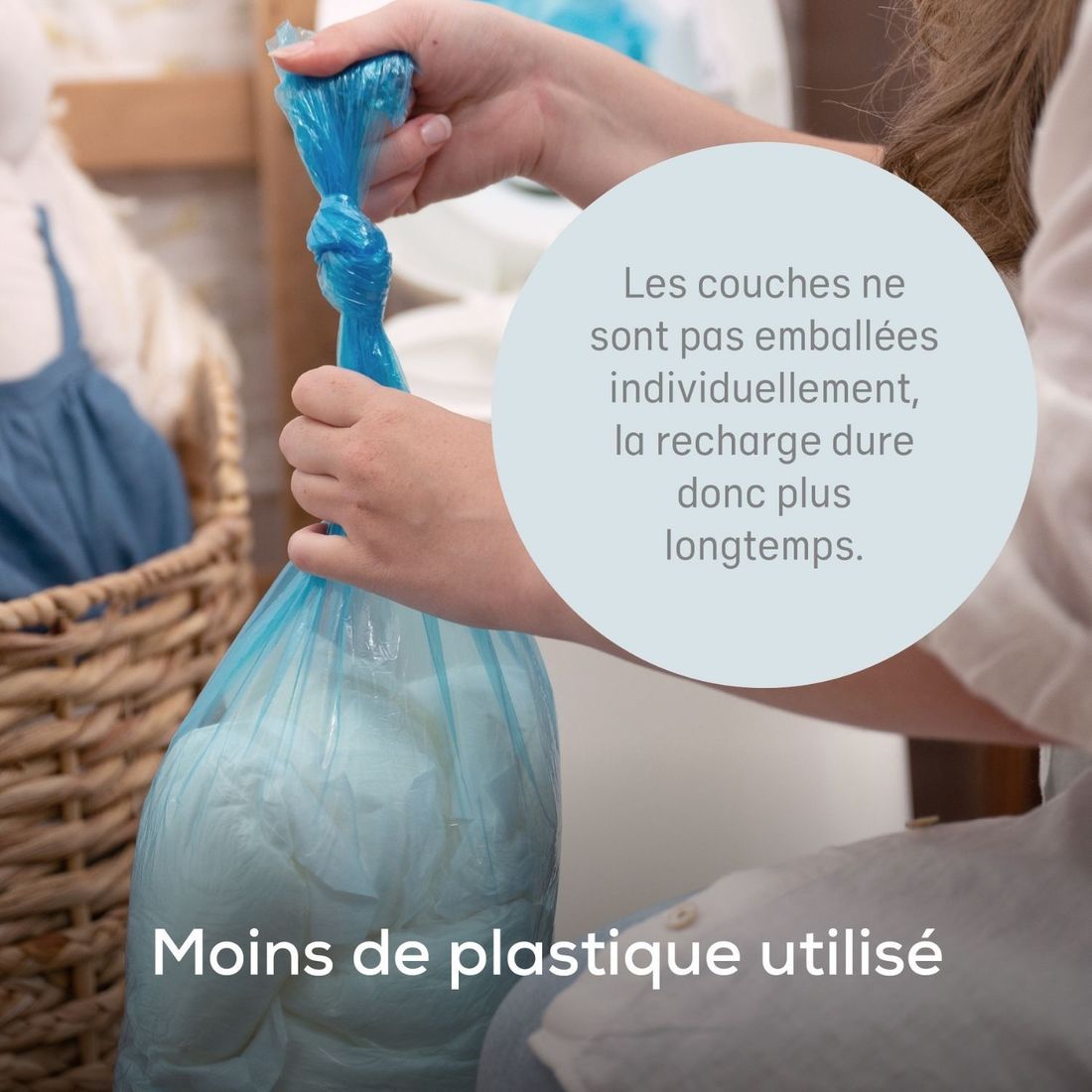 Pack de 6 recharges octogonales pour poubelle à couches Dress Up (Angelcare) - Image 5