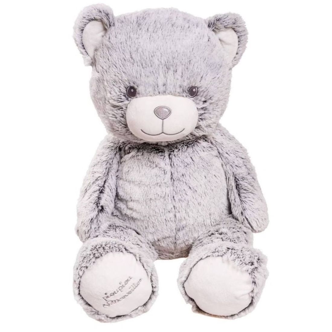 Peluche Géante Ours Gaston Gris - Made In France Gris (Pioupiou Et Merveilles) - Couverture