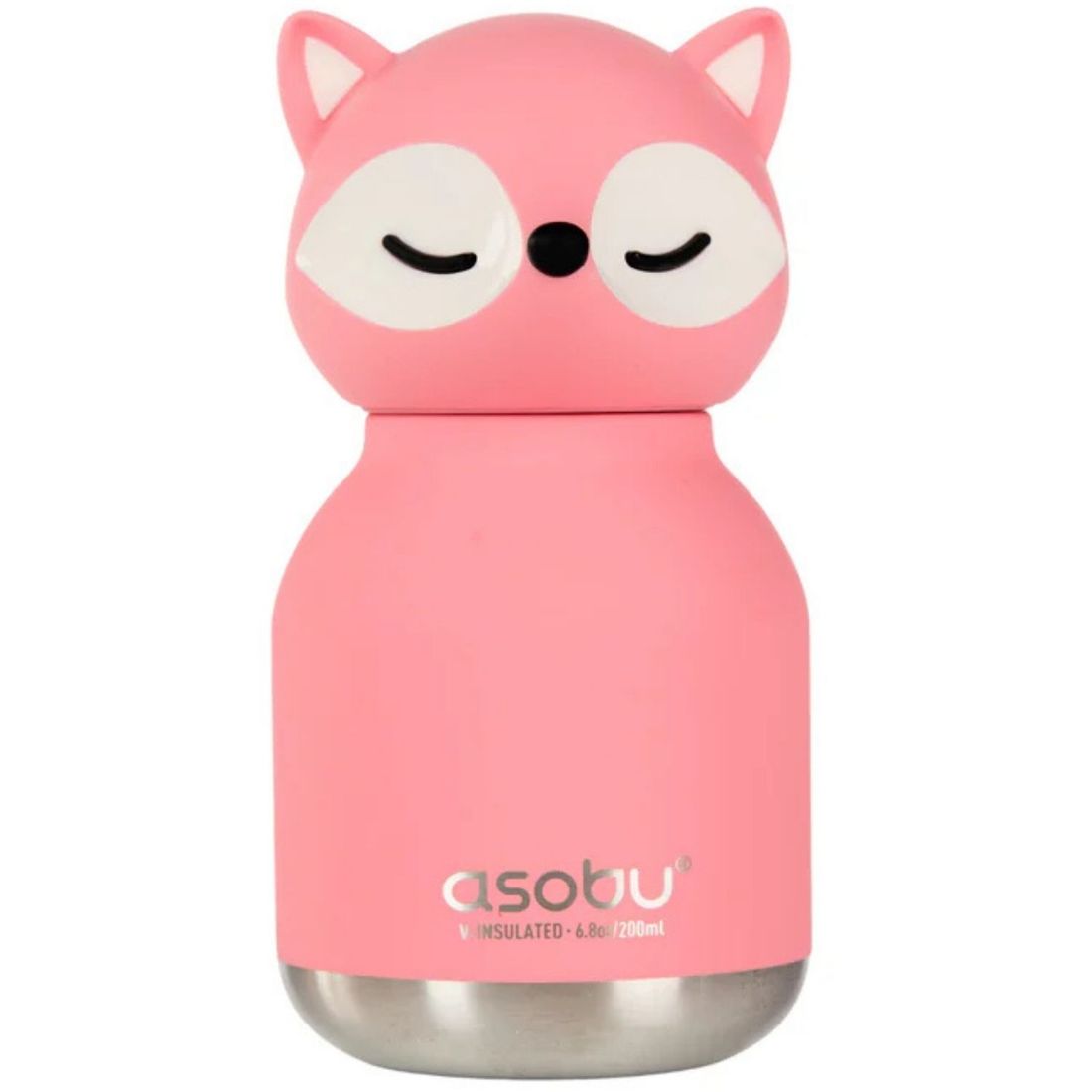Mini gourde isotherme Bestie Renard rose (200 ml) (Asobu) - Image 6