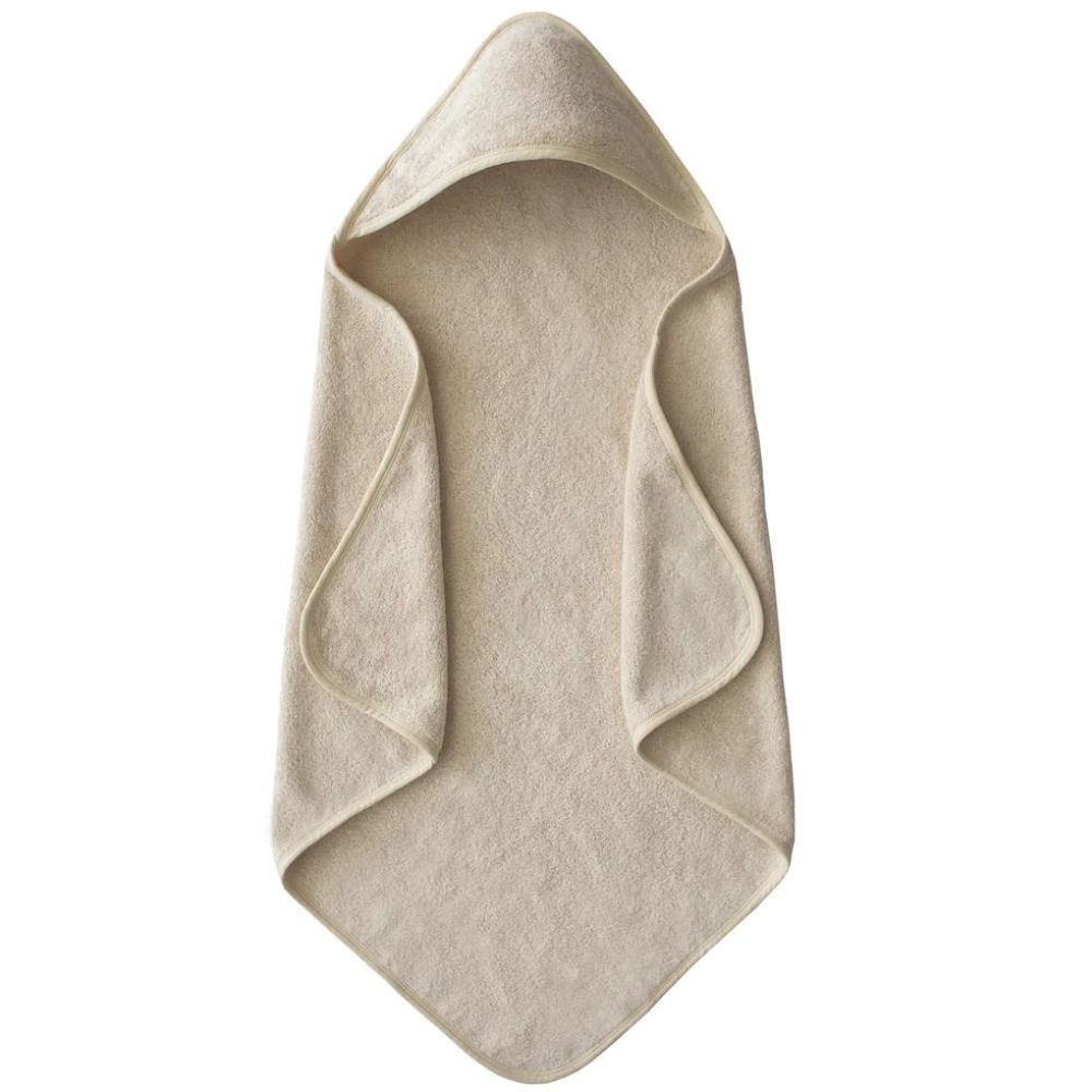 Cape de bain en coton bio Fog (Mushie) - Image 1