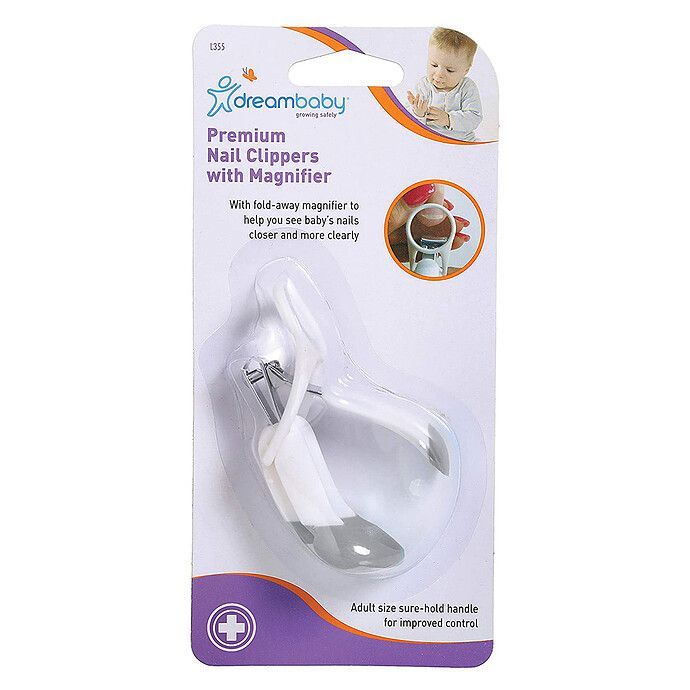 Coupe-ongles Premium avec Loupe - Gris (Dreambaby) - Image 5