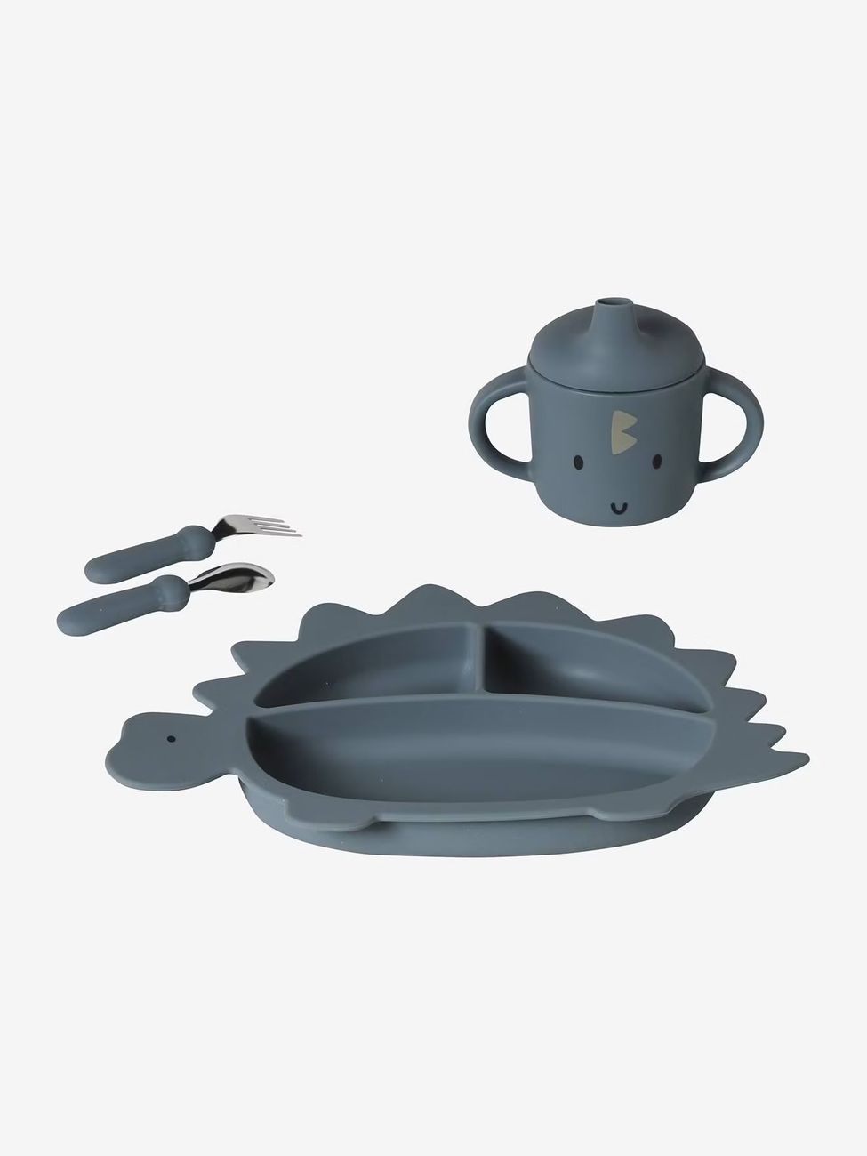 Set repas silicone minisaurus (Vertbaudet) - Couverture