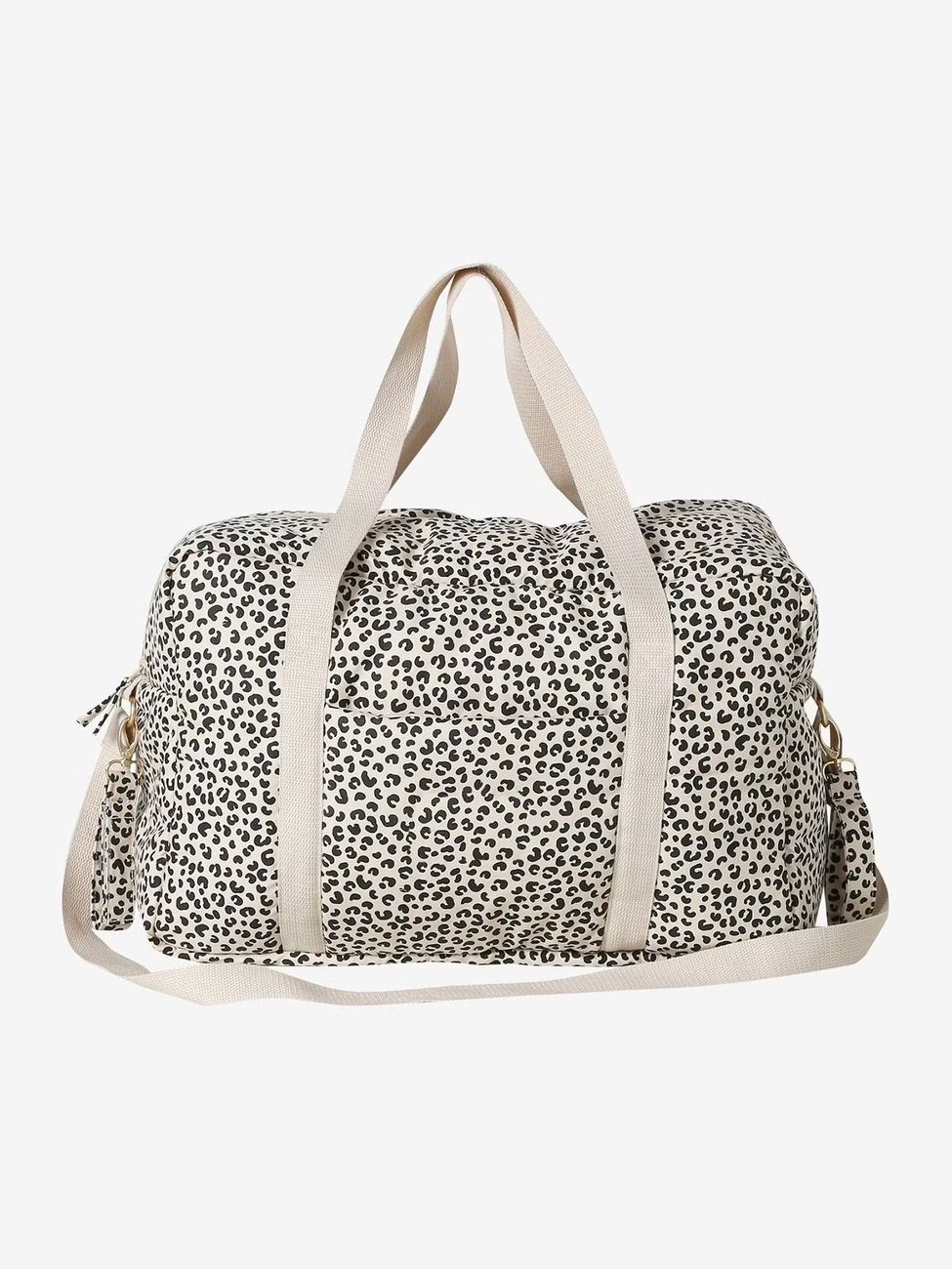 Sac à langer CATALINA 48 h beige imprimé (Vertbaudet) - Image 1