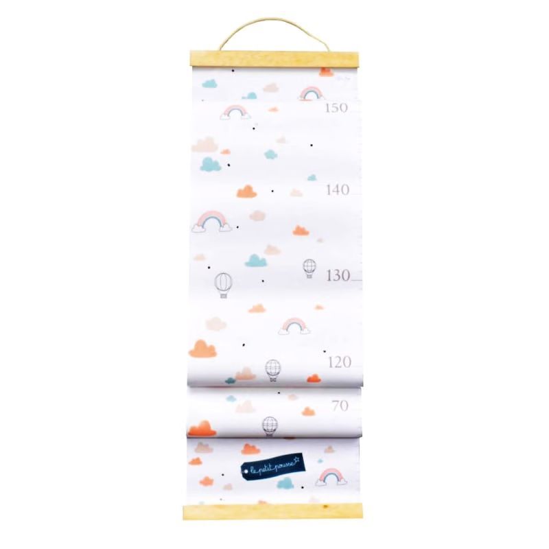 Toise déco nuages et arcs-en-ciel (Le Petit Pousse) - Image 2