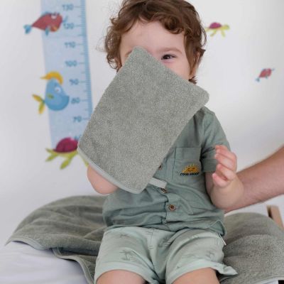 Gant de toilette en éponge Vert (Trois Kilos Sept) - Image 2