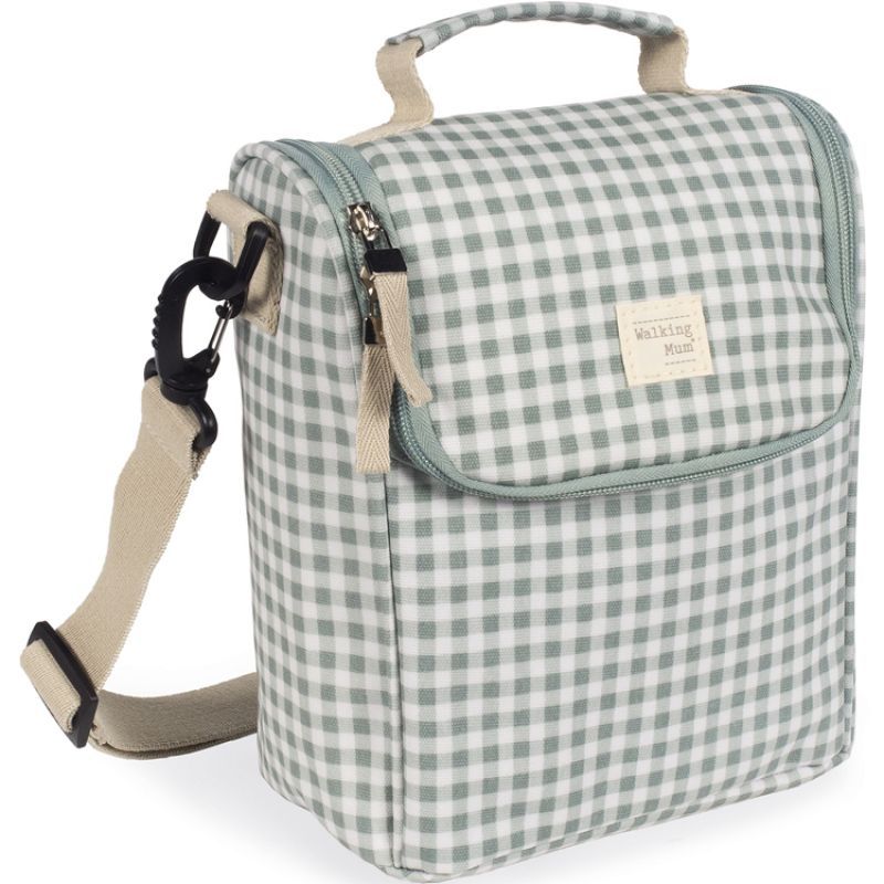 Sac repas isotherme I Love Vichy vert (6 L) (Walking Mum) - Image 5