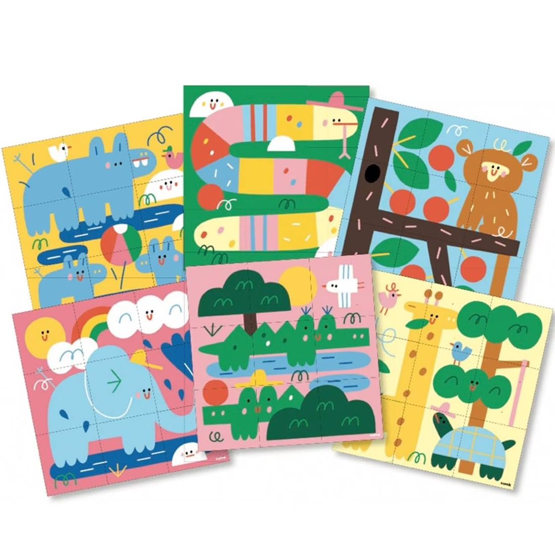 Cartes Et Gommettes Créatives Les Animaux Multi-coloured (Poppik) - Image 2