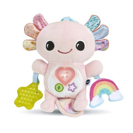 Peluche interactive Eliott Bébé Axolotl musical (VTech) - Couverture