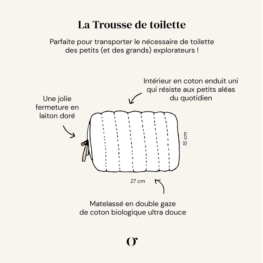 Trousse de toilette Ginkgo (Orso Paris) - Image 4