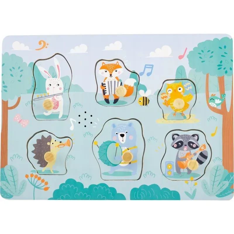 Puzzle sonore les animaux musiciens (Ulysse) - Image 1