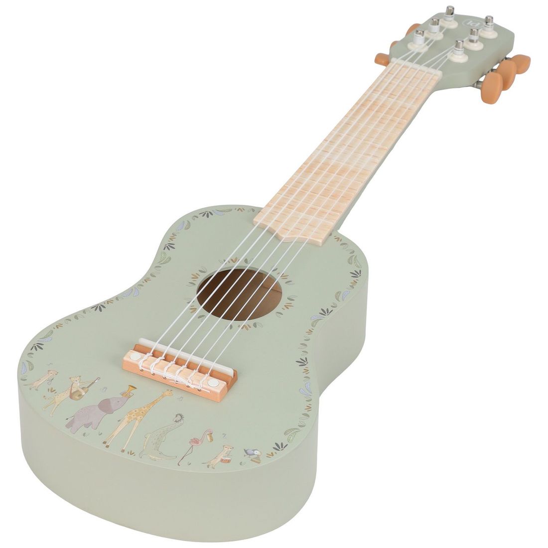 Guitare Verte en bois Safari Friends (Little Dutch) - Image 5