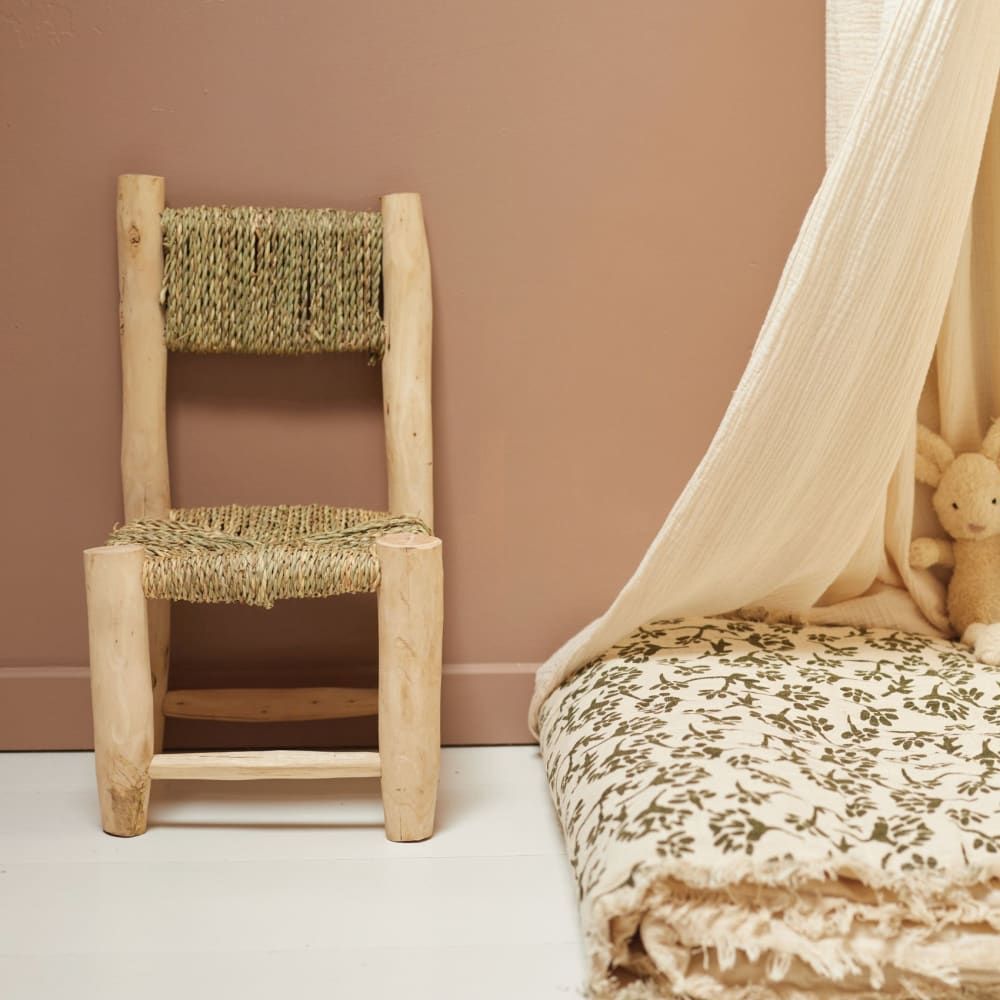 Chaise enfant bois de laurier - bois - 45 cm (Home Maison) - Image 1