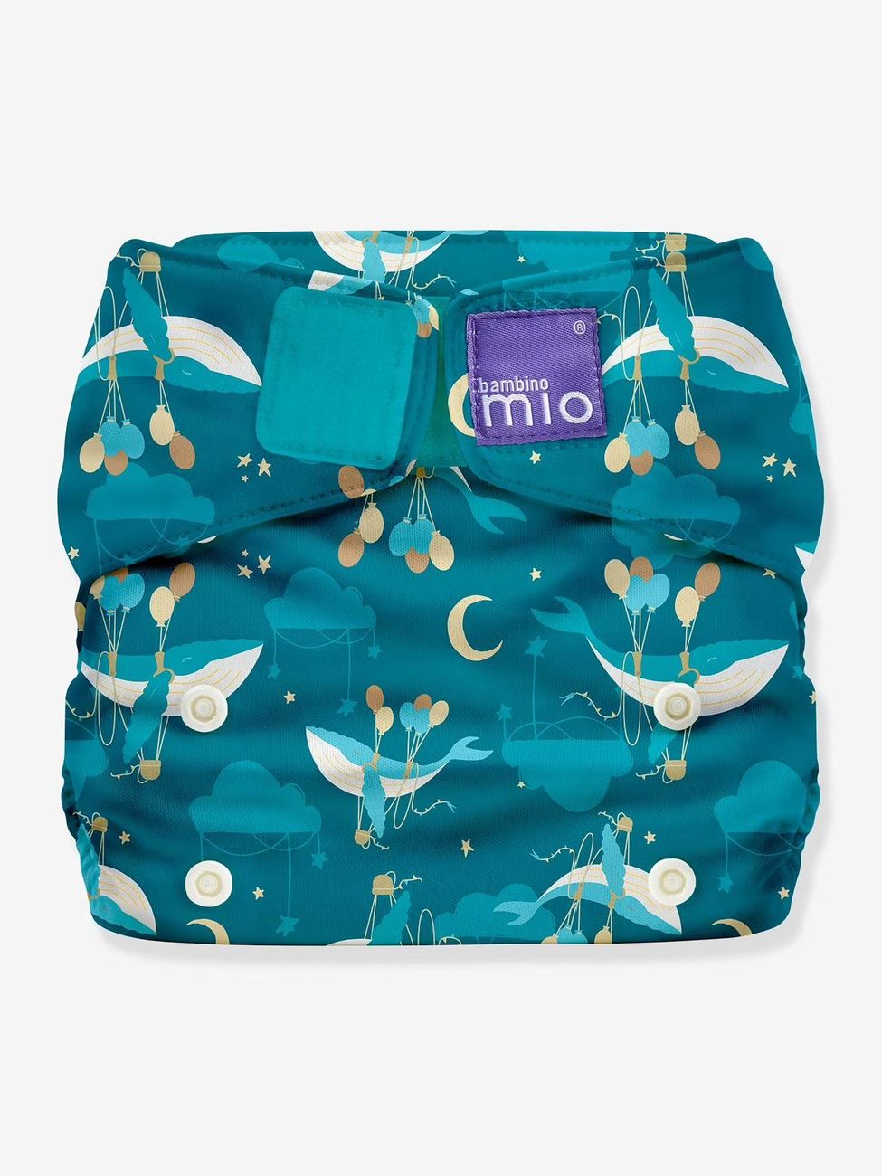 Miosolo couche lavable tout-en-un bleu (Bambino Mio) - Couverture